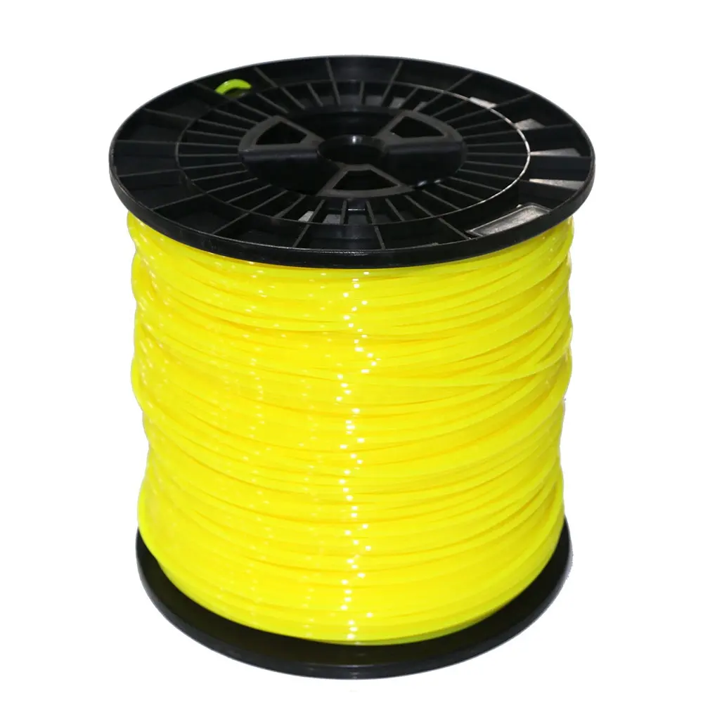 5-Pound 5LBS Commercial Round Square.095-Inch String Trimmer Line in Spool yellow color