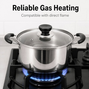 3pcs Stainless Steel Cookware Set Includes Honeycomb Frying <b>Pan</b> Stockpot Saucepan Mirror Polished <b>Induction</b> Kitchen Pot Set - Product Image 3
