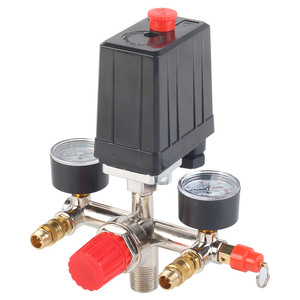 ชุดสวิตช์ควบคุมแรงดัน G1/4 90-120PSI วาล์วควบคุมเครื่องอัดอากาศ - Product Image 4