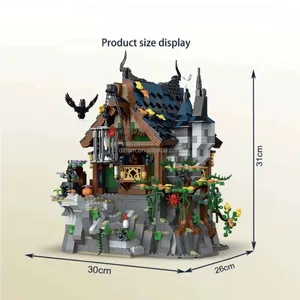 โมเดลบ้านแม่มดยุคกลาง มอร์ค 033011 สตรีทวิว ตัวต่อแบบประกอบเอง ชุดตัวต่ออาคาร - Product Image 4