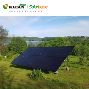 แผงโซลาร์เซลล์สีดำประสิทธิภาพสูง 500W 600W Topcon Mono Bifacial สำหรับระบบโซลาร์เซลล์บ้าน BSM570M10-72HPH สีดำ - Product Image 5