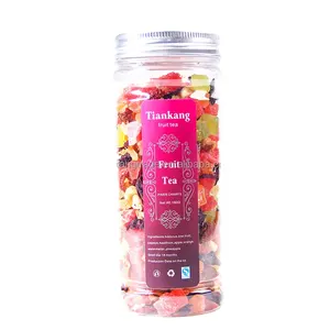 natural dried fruit tea mix of mixed dried fruit with roselle