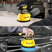 Ponceuse à bande électrique de table DIY, ponçage sans poussière à vitesse variable avec éponge-laine abrasive pour le travail des métaux et le polissage de meubles