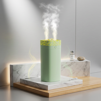 Mini humidificateur de bureau 600 ml, humidificateur portable USB à effet de flamme volcanique, diffuseur d'huiles essentielles, humidificateur ultrasonique pour voiture