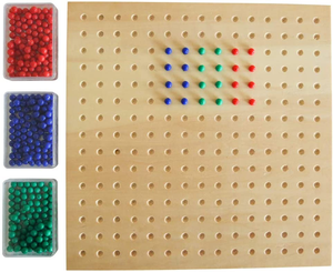 Material Didáctico de Matemáticas Montessori, Tabla de Raíces Cuadradas de Madera de Haya - Product Image 3