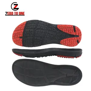 Chinese Goed Ontwerp Hoge Vasthoudendheid Mannen Zwart Comfortabele Non-Lederen Sandaal Op Pvc Zool Slippers Schoen Zolen professionele Manufa