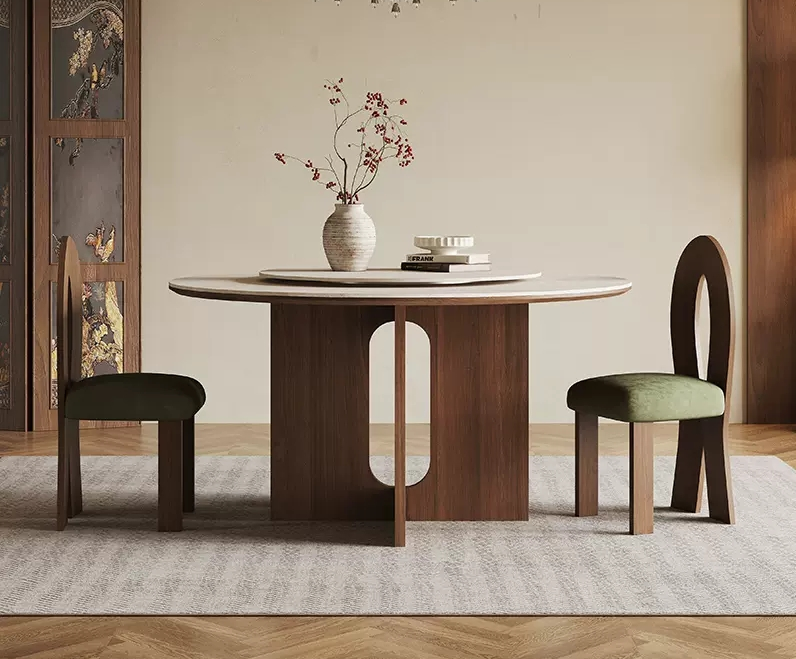 Pierre de grotte importée comprenant la table rotatoire