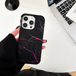 Étui de téléphone portable IMD en <span class=keywords><strong>marbre</strong></span> doré effet or flash de luxe pour <span class=keywords><strong>iPhone</strong></span> 17 16 15 14 13 12 <span class=keywords><strong>11</strong></span> - Product Image 4