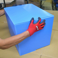 Boîte en plastique ondulé pliable et ondulé, boîte en polyacrylast, plaques en plastique creuses
