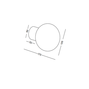 Plafonnier extérieur, surface extérieure, IP65, étanche, abat-jour en acrylique, boule, décoration <span class=keywords><strong>de</strong></span> jardin, plafonnier LED - Product Image 6