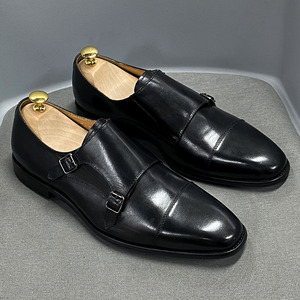 Autumn New Style Men's Genuine Leather Boots Lace-up Closure Flat <b>Shoes</b> Retro Trendy <b>Height</b> <b>Increasing</b> Waterproof - Product Image 3