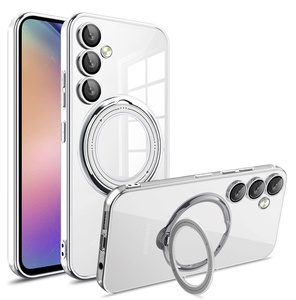 Placage TPU étui souple pour <span class=keywords><strong>Samsung</strong></span> pour Galaxy A15 A05 <span class=keywords><strong>A32</strong></span> A52 A13 A14 A54 A34 A23 A24 A12 anneau magnétique couverture d'objectif étuis mobiles - Product Image 1
