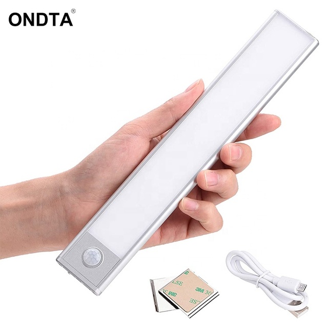 Rechargeable Induction LED Light IR Motion Sensor Night Light Portable Cabinet Light