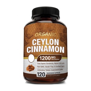 Cápsulas de canela de Ceilán orgánicas personalizadas OEM y ODM para la salud de las articulaciones, suplementos herbales disponibles, cápsulas vegetarianas para adultos - Product Image 2
