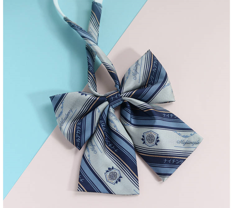 Uniform tie blouse small things hand-tie jacquard college style bow tie