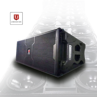 Sistema de Sonido Line Array Profesional T.I Pro Audio LA-2122, Equipo de Sonido de Dos Vías con Doble Altavoz de 12 Pulgadas, Resistente al Agua, con Neodimio