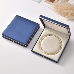 Шкатулка для ювелирных изделий из искусственной кожи с большим жемчугом, подарочная упаковка для ювелирных изделий, кольцо, кулон, браслет, ожерелье, набор коробок, оптовая продажа - Product Image 5