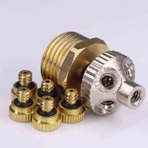 Boquilla pulverizadora atomizadora fina de 5 orificios, 1/2" 20mm, de latón para nebulización e irrigación, rociador atomizador de latón - Product Image 4