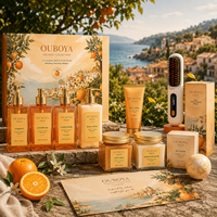 Lotion Crème Exfoliante Hydratante Luxe Orange pour Lisseur Électrique – Idéal Cadeau de Bain et Spa pour la Fête des Mères