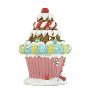 Trong nhà polyresin Gingerbread Ice Cream trang trí nội thất giáng sinh bảng kẹo trang trí nội thất - Product Image 5
