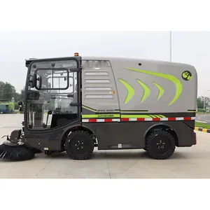 Maxizm S2010E Электрический подметально-уборочную дорожную машину 2000 мм ширина 1000L уличный дорожный для уборки пыли оборудование