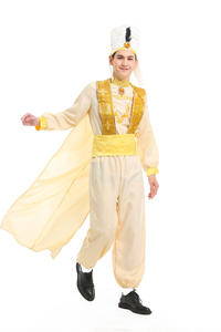 Disfraz de Príncipe de Aladino y la lámpara mágica <span class=keywords><strong>Mil</strong></span> y <span class=keywords><strong>una</strong></span> noches Traje de fiesta de disfraces de Príncipe Traje de espectáculo de escenario - Product Image 5