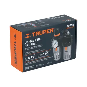 Truper 2 Unit <b>Home</b> Use <b>Air</b> Filter Regulator Lubrication Module New Roll Glass Fiber Media Dust Filter Caja <b>Con</b> 2 Unidades - Product Image 2