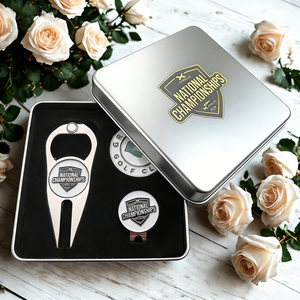 Set de Regalo de Golf de Primera Calidad, Herramienta para Reparar el Césped con Grabado Profesional, Logotipo Personalizado, Ficha de Póker de Golf, Marcador de Pelota de Lujo Personalizado - Product Image 6