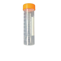 Tube à centrifuger Lonmed 15 ml en PP sans enzyme, fond conique, bouchon à vis, garantie 1 an, erreur permise de 1 ml, support OEM personnalisé