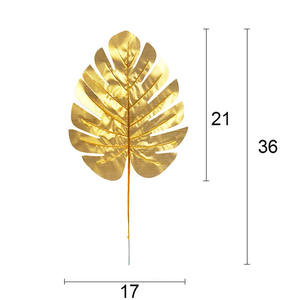 Hesper جودة عالية أوراق نخيل استوائية ذهبية أوراق شجر نخيل أوراق ذهبية لتزيين حفلات الزفاف - Product Image 5