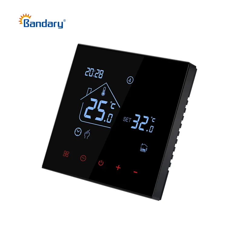 Bandary Wireless Floor Water Gas Boiler Temperature Controller Digital Underfloor Heating Programmable Thermostat