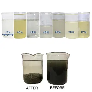 Chlorure de polyaluminium liquide haute pureté et bonne efficacité/PAC/produits chimiques de décoloration à l'eau