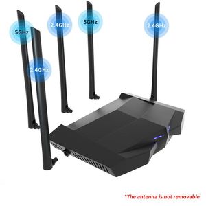 Tenda <span class=keywords><strong>AC11</strong></span> <span class=keywords><strong>AC1200</strong></span> routeur Wifi Gigabit 1200Mbps 2.4G & 5GHz 6dBi 5 antennes sans fil pour un usage domestique avec fonction pare-feu - Product Image 3