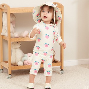 Nouveau style <span class=keywords><strong>Maillot</strong></span> <span class=keywords><strong>de</strong></span> <span class=keywords><strong>bain</strong></span> une pièce en polyester pour enfants, protection solaire, séchage rapide, motif floral <span class=keywords><strong>de</strong></span> dessin animé, pour bébés garçons et filles - Product Image 2