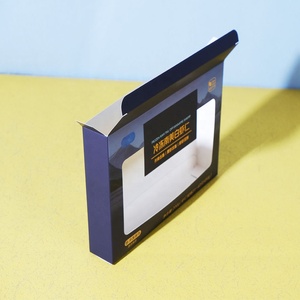 Caja de Papel Biodegradable Personalizada para Alimentos, con Doble Recubrimiento, Grado Alimenticio, Certificación FSC, para Pescado y Camarones Congelados, con Ventana - Product Image 1