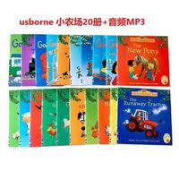 Ensemble de 20 livres interactifs d'images en anglais pour tout-petits, Histoires de la ferme, Apprentissage précoce de l'anglais, Impression numérique