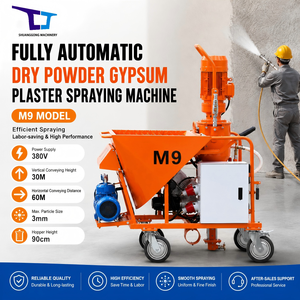 Máquina pulverizadora de <span class=keywords><strong>yeso</strong></span> <span class=keywords><strong>para</strong></span> construcción M9, totalmente automática, con mezcla y entrega, <span class=keywords><strong>para</strong></span> proyectos de construcción - Product Image 1