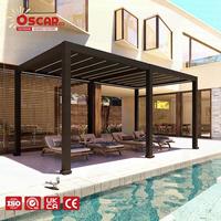 Banc balançoire convertible, lit de repos d'extérieur avec rideaux, véranda, jardin, bain de soleil, terrasse de piscine, pergola rétractable