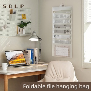 Sac <span class=keywords><strong>de</strong></span> rangement pliable multi-spécifications pour papiers <span class=keywords><strong>d</strong></span>'examen des étudiants, pochette suspendue pour documents, idéal pour l'école et le bureau - Product Image 1