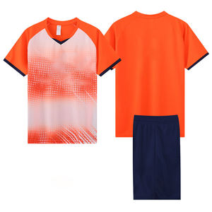 高品质免费设计升华印花定制足球运动衫儿童运动酷干定制足球套装 - Product Image 2