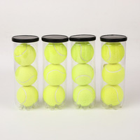 Haute élastique Durable planche de caoutchouc naturel laine balle de Tennis écologique 65mm diamètre 135cm rebond 56g poids cylindre