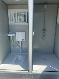 Convenient Portable Outdoor Restroom Tiny Prefab Prefab Bathroom Unit Made From Steel Sandwich Panel - Product Image 4