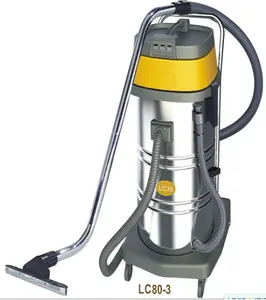 ISSA Anggota Pabrik Grosir LC80-3 Model 80L 3 Motor Vacuum Cleaner/3000W Basah dan Kering Vacuum Cleaner