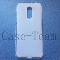 Fabricant de gros étuis en TPU mat doux givré couverture arrière étui de téléphone portable en silicone pour Xiaomi Redmi 5 Plus noir