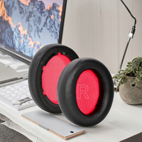 Livraison rapide, coussinets d'oreille en cuir souple de remplacement, coussinets d'oreille, housses pour écouteurs Anker Soundcore Life Q10 Q20 Q30 Q35