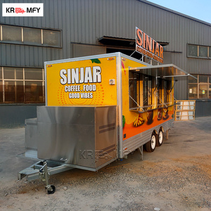 OEM China Concession Mobile Caravan Kitchen <b>Pasta</b> Food Truck Trailer - Product Image 1