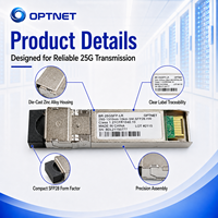 Modul Optik 25G SFP28 LR untuk Transmisi Serat Optik yang Stabil di Pusat Data
