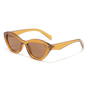 Lunettes de soleil de luxe <span class=keywords><strong>UV</strong></span> <span class=keywords><strong>400</strong></span>, monture petite, ovale, œil de chat, unisexe, style simple, lunettes de soleil de créateur - Product Image 4