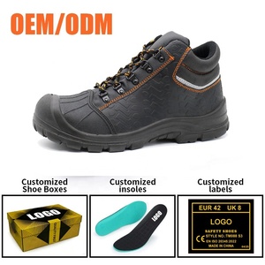 Zapatos de Seguridad Tiger Master para Hombre, de Cuero Negro, Antideslizantes, Antiestáticos, Resistentes a Pinchazos y Golpes, con Puntera de Acero y Entresuela de Acero con Certificación CE - Product Image 4