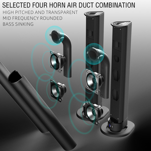 Loa thanh TV với FM, loa thanh rời, loa không dây, hệ thống âm thanh vòm rạp hát tại gia, kết nối thẻ TF/Aux/RCA - Product Image 2